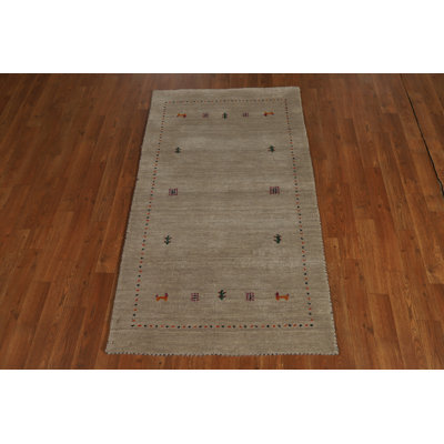 Tribal Wool Gabbeh Style Oriental Rug 3x5