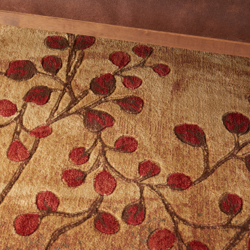 Handmade Latte Cotton and Synthetic Traditional Medium Rug
