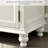 Retro Solid Walnut Sideboard with Tempered Glass