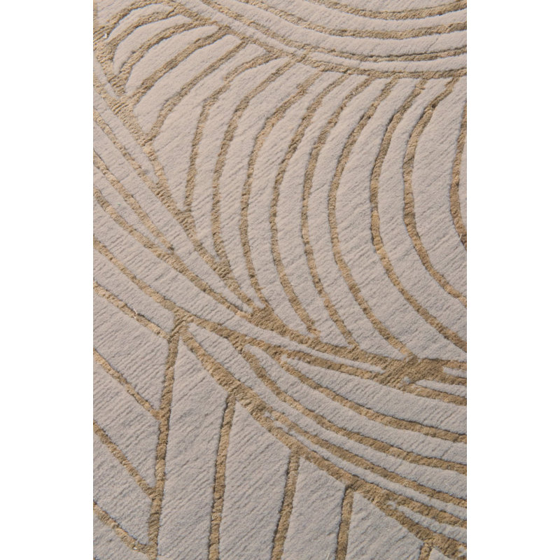 Adam Hunter Waves Honey Area Rug, Rectangle 8' x 10'