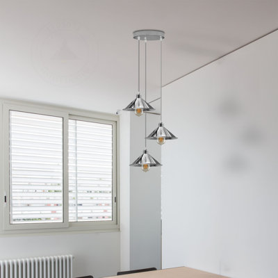 Labus 3 - Light Chrome Cluster Pendant
