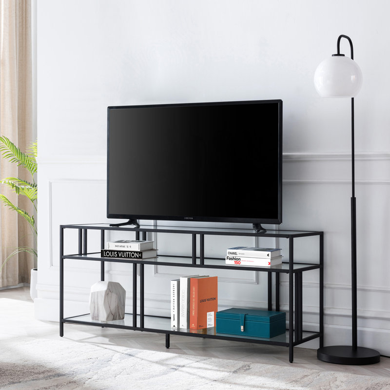 Unfinished TV Stand for TVs up to 60", Blackened Bronze