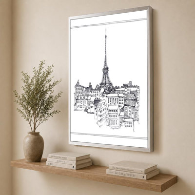 Eiffel Tower by Avery Tillmon - Graphic Art on Canvas