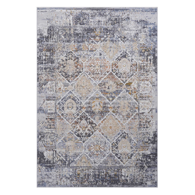 Multi /Traditional Non-Shedding Living Room Bedroom Dining Home Office Stylish And Stain Resistant Area Rug