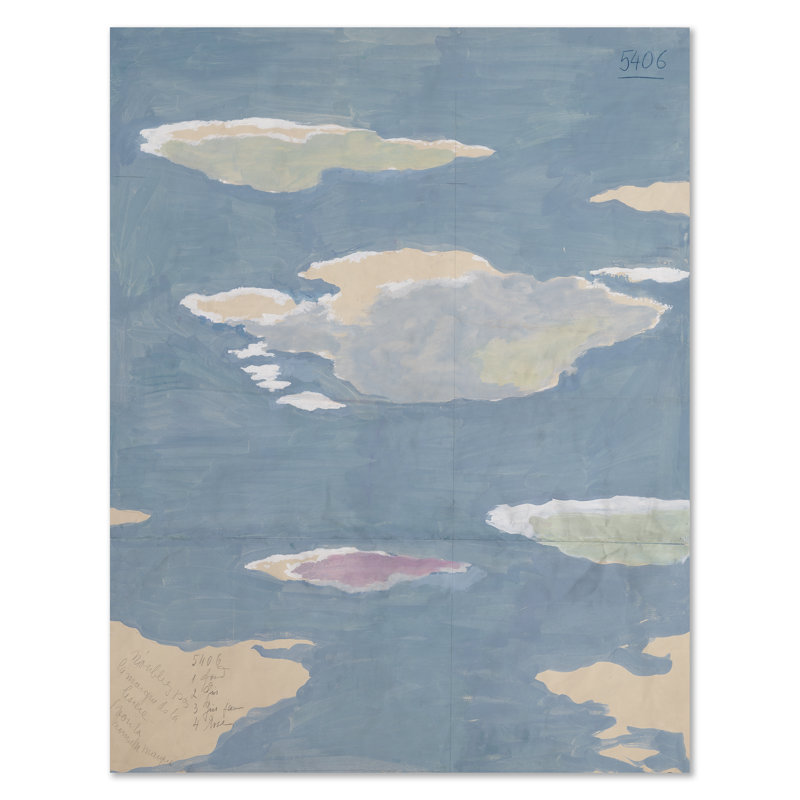 Clouds Print by Paule Marrot, No Frame, Frameless Print, 54" H x 42" W