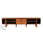 Ensemble de meuble télé et table basse en bois avec station de charge-562880884