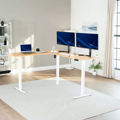 Bureau debout d'angle électrique VIVO