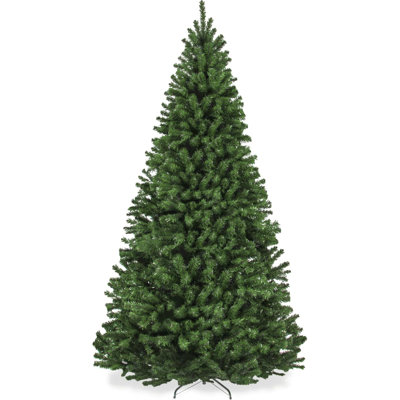 4.5Ft Premium Spruce Artificial Holiday Christmas Tree For Home, Office, Party Decoration W/ 400 Branch Tips, Easy Assembly, Metal Hinges & Foldable Base
