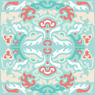 Shanghai Foo You Looking at 10' L x 24" W Wallpaper Roll