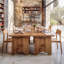 Bureau de direction 63 "en bois massif Farmhouse