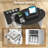 Reception Desk With Lockable Drawer & Adjustable Shelf Oval Tabletop For Store Black