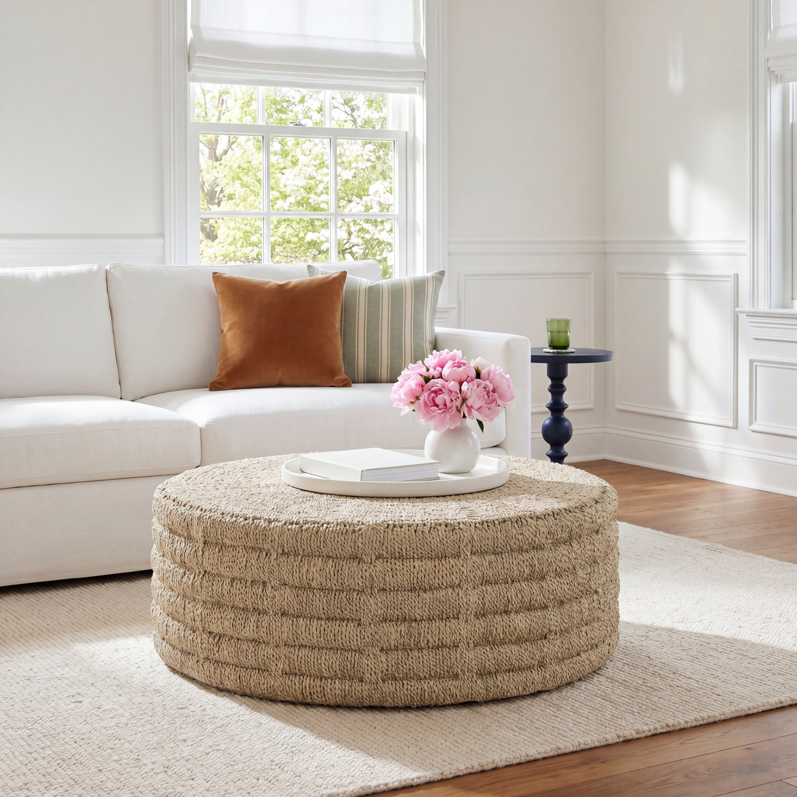 Lorcan 42" Drum Coffee Table