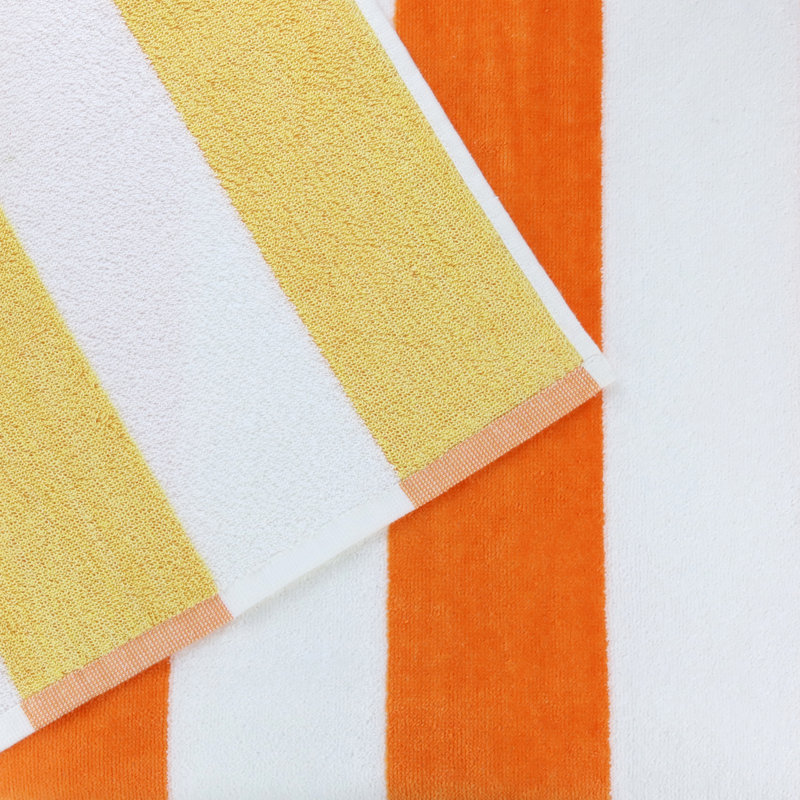 Lightweight Beach Towel, Yellow/Orange