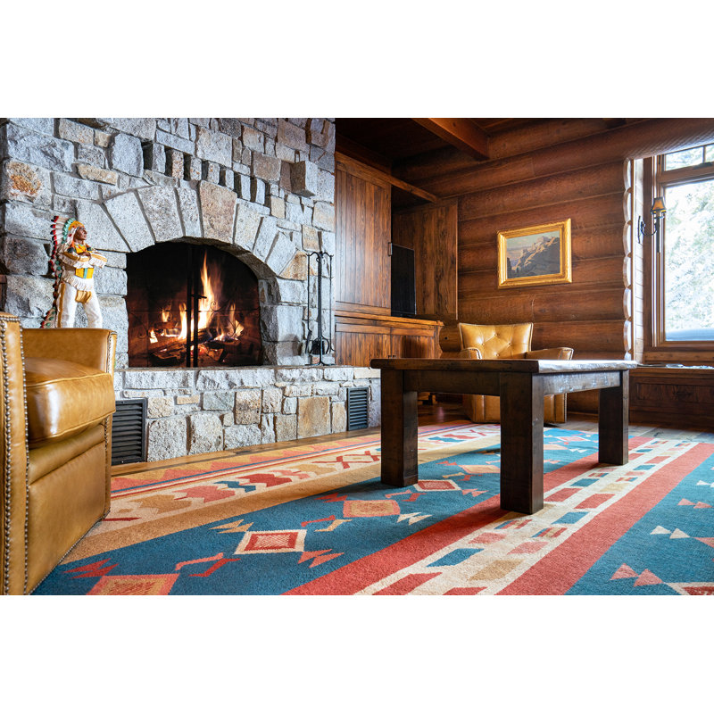 Mesa Wool Southwestern Area Rug, Rectangle 10' x 14'