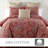 Spruce Red Twin Duvet Cover Set
