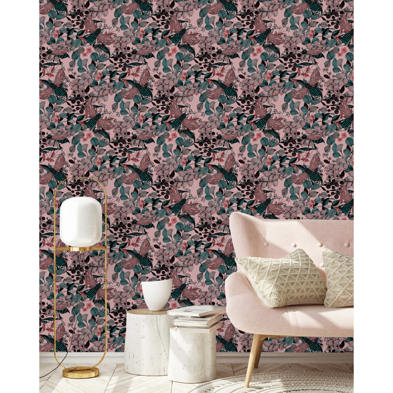Floral Tile, 2.08' W x 10.42' L