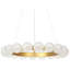 Georges 18 - Light Gold Waggon Wheel Pendant