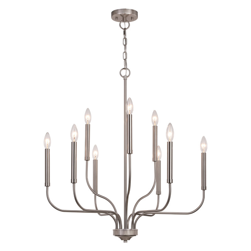 Lustre classique à 9 lumières de style bougie Arlillian
