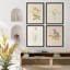 Garden Wildflower Variété campagne / campagne encadrée sur papier, 4 pièces-97782757-97782755
