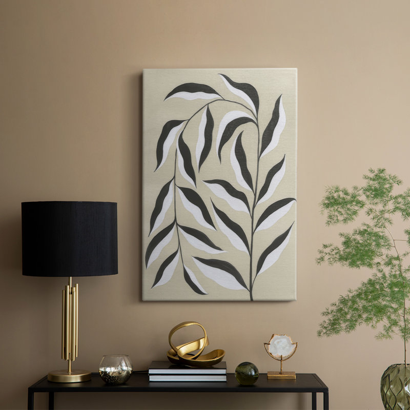 Emerging Weeds II -Custom Wrapped Gallery Cavas, 27" H x 18" W