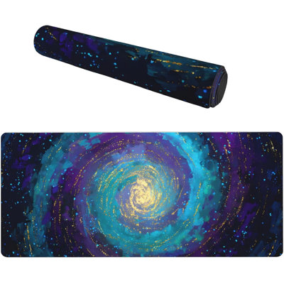 Mouse Pad Galaxy Space Extended Desk Mat Holiday Desk Decor, 11.8 x 27.56 in