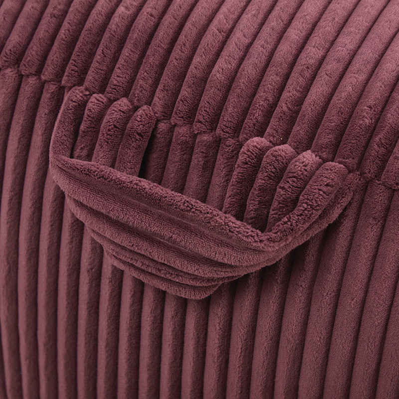Fauteuil à billes géant avec velours côtelé doux, mousse haute densité et utilisation polyvalente pour un confort et une détente ultimes.