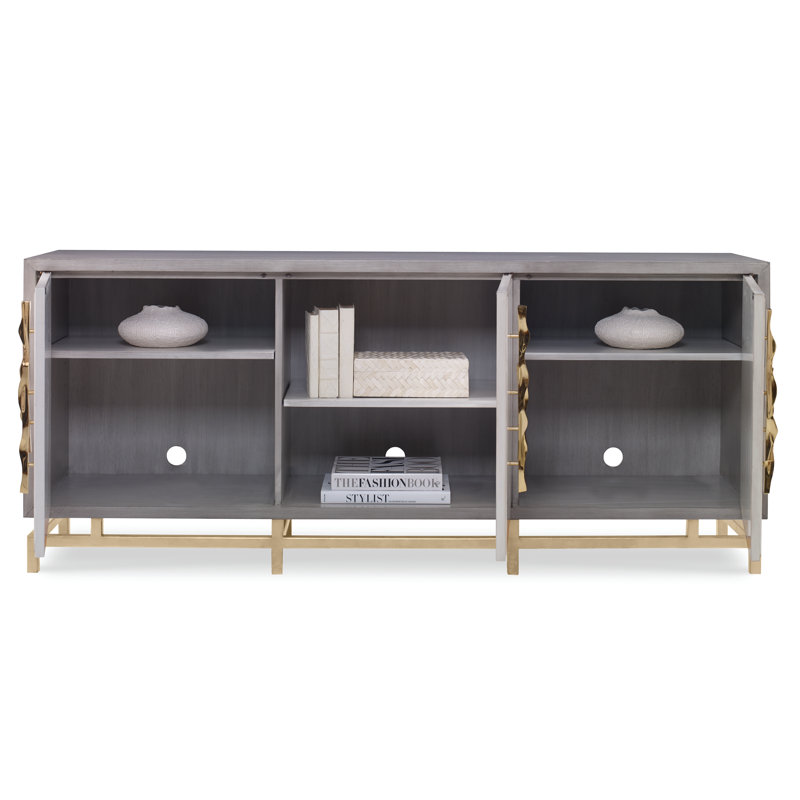 Origami 78'' W Sideboard, Gray