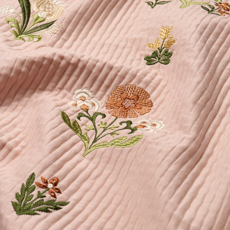 Elmslie Embroidery Fabric, Petal