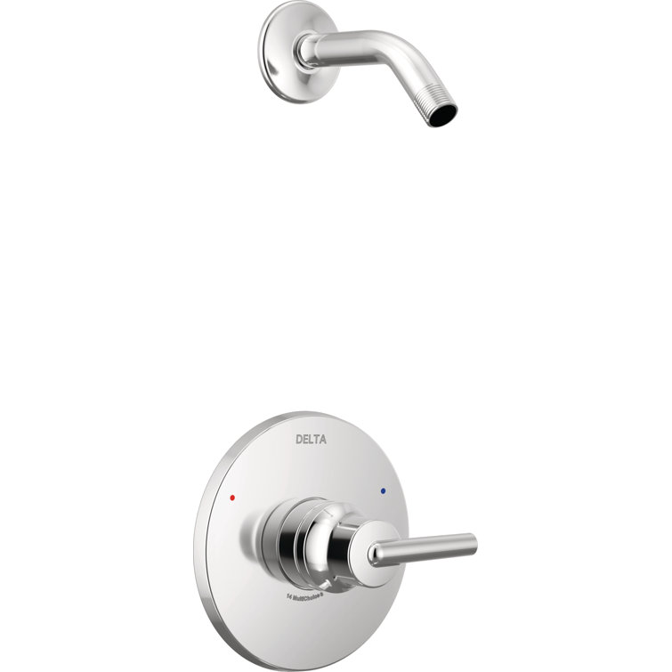 14 Series Monitor Pressure Balance Shower Faucet Trim with Monitor