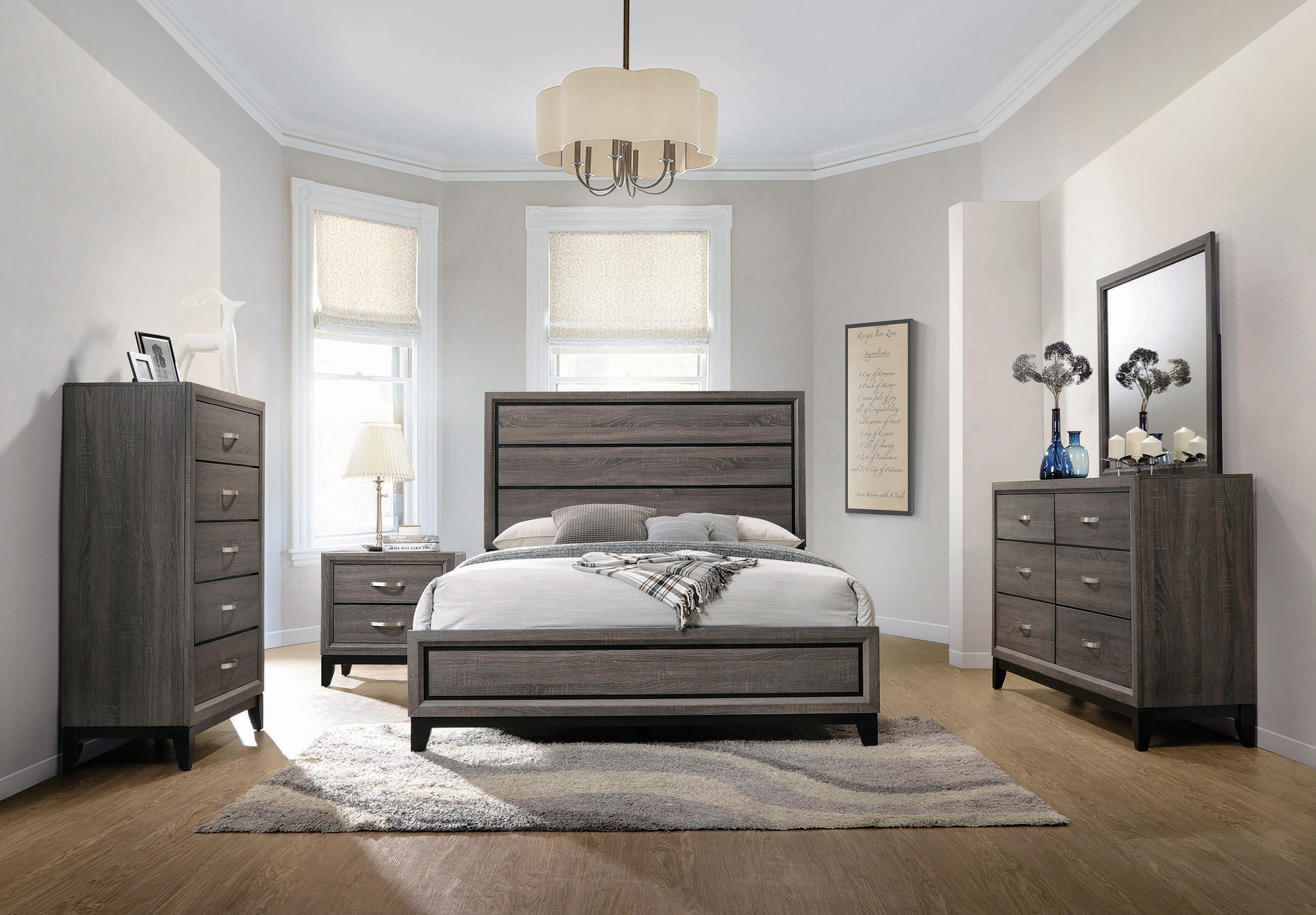 The WADE 4 PC BEDROOM SET available at Complete Suite Furniture