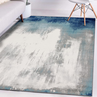 Tapis gris / bleu Elkmont