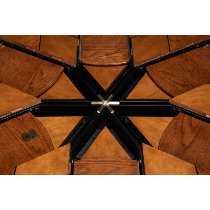 Austin Round Solid Wood Dining Table, 30"H x 55"L x 55"W