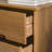 Aizlyn Mid-Century Modern Solid Wood Groove-Handle Nightstands-873594408