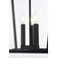 Luminaire suspendu d'extérieur Miyashiro en noir-286296482
