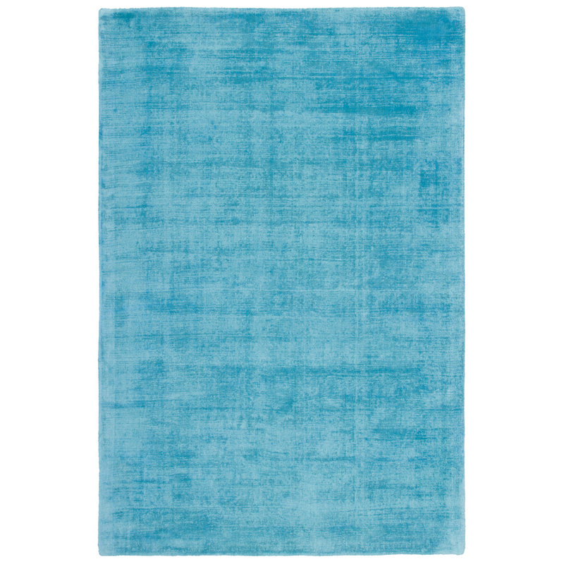 Motoaki Uni Hand Woven Area Rug, Turquoise, Rectangular 120 x 170cm