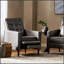 Mid-Century Modern Recliner With Comfortable Cushions And Durable Birch Legs For Elegant Relaxation