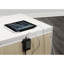 Table de chevet Port, 3 armoires transitionnelles blanches, Enable-1790796208