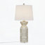 Lampe de table en verre texturé