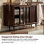 Buffet en bois massif 59,06 po