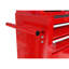 Coffre à outils rouge à grande capacité avec 8 tiroirs et construction en acier robuste, roues d'armoire avec système de verrouillage sécuritaire, intérieur spacieux pour les outils,-1839918288