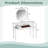 Elegant Vintage Makeup Vanity Desk with Octagonal Mirror, Dressing Table with Jewelry Storage