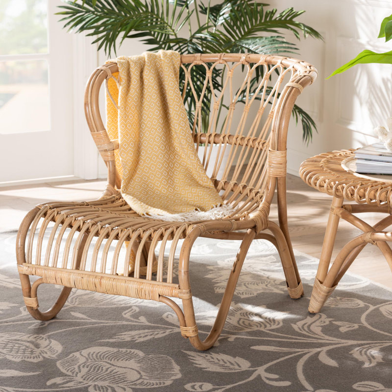 Chaise d'appoint en rotin 28 po Bennith