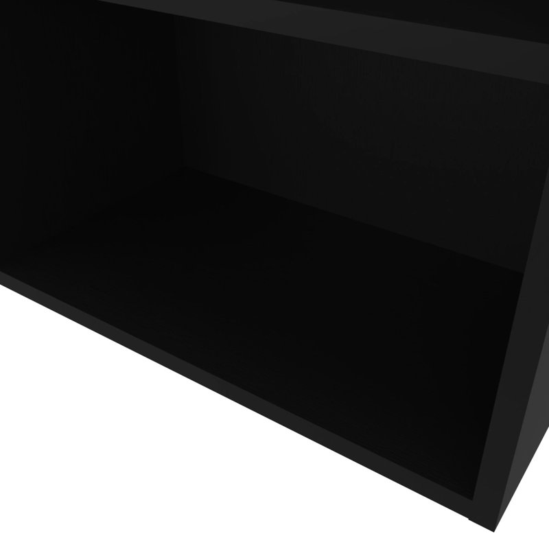 Armoire noire pour ustensiles de cuisine - 36 po x 21 po x 12 po, grattée, ajoute une touche moderne à l'unité de rangement murale 21 po x 12 po x 36 po, peut contenir des fournitures