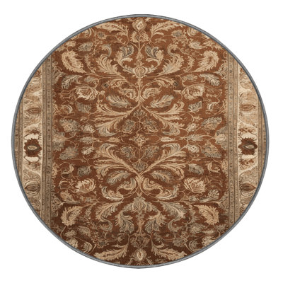 Machine Washable Persian Brown Area Rug