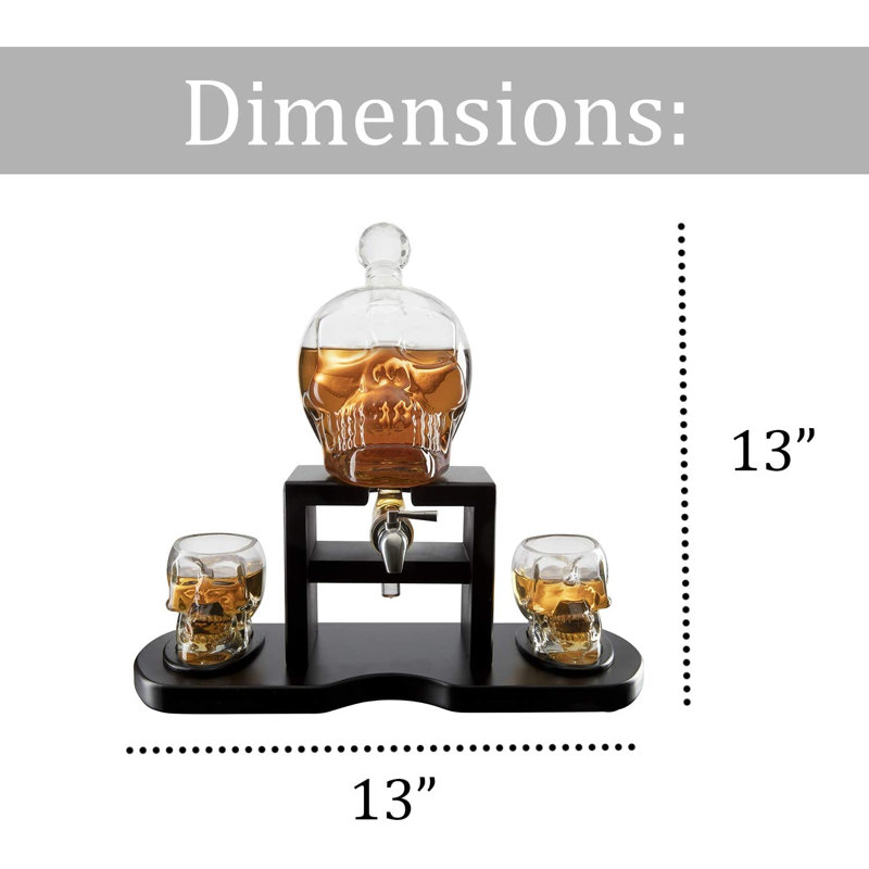 Ensemble 3 pièces de carafe à whisky