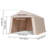 Outdoor Storage Shelter Portable Shed 10x15 ft Waterproof Canopy Garage Tent-117659084-117659082