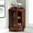 19.69"Vintage Solid Wood Triangular Corner Cabinet-667697164