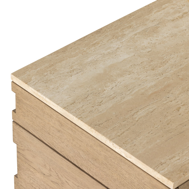 Jaylen 2 - Drawer Solid Wood Nightstand