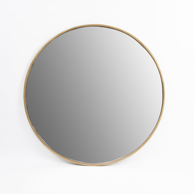 Cleaves Wood Flat Wall Mirror, 40cm H x 40cm W