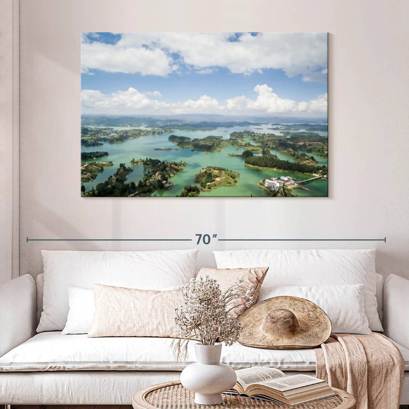 Guatape Lakes, 32" H x 48" W